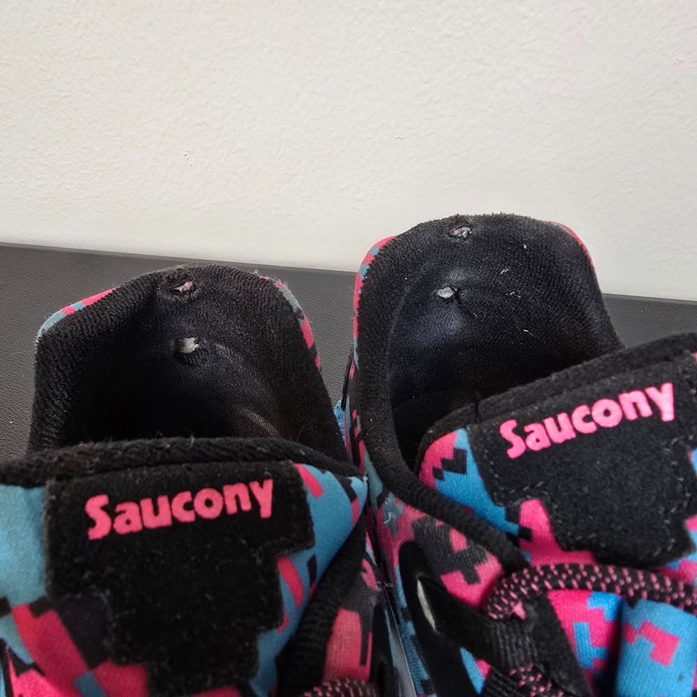 Saucony Shoes Womens 7 Black Pink S‎ Voxel 9000 Performance Running Gym Sneakers - Picture 5 of 10